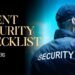 Event Security Checklist For Organizers