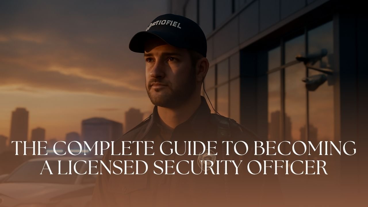 The Complete Guide To Becoming A Licensed Security Officer